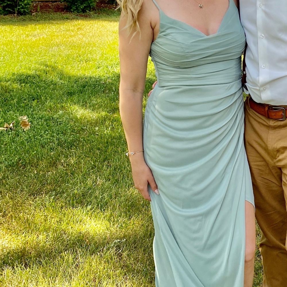 Agave floor length dress